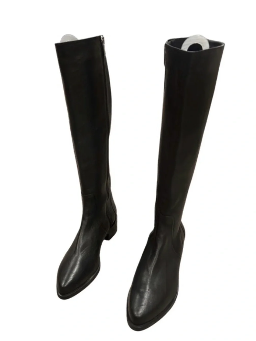 Aquatalia Gracelynn Leather Knee High Boots | Black | Size 9.5
